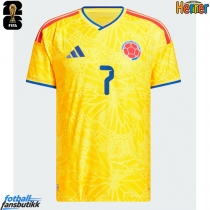 Colombia Luis Diaz #7 Hjemmedrakt EM 2024 Kortermet